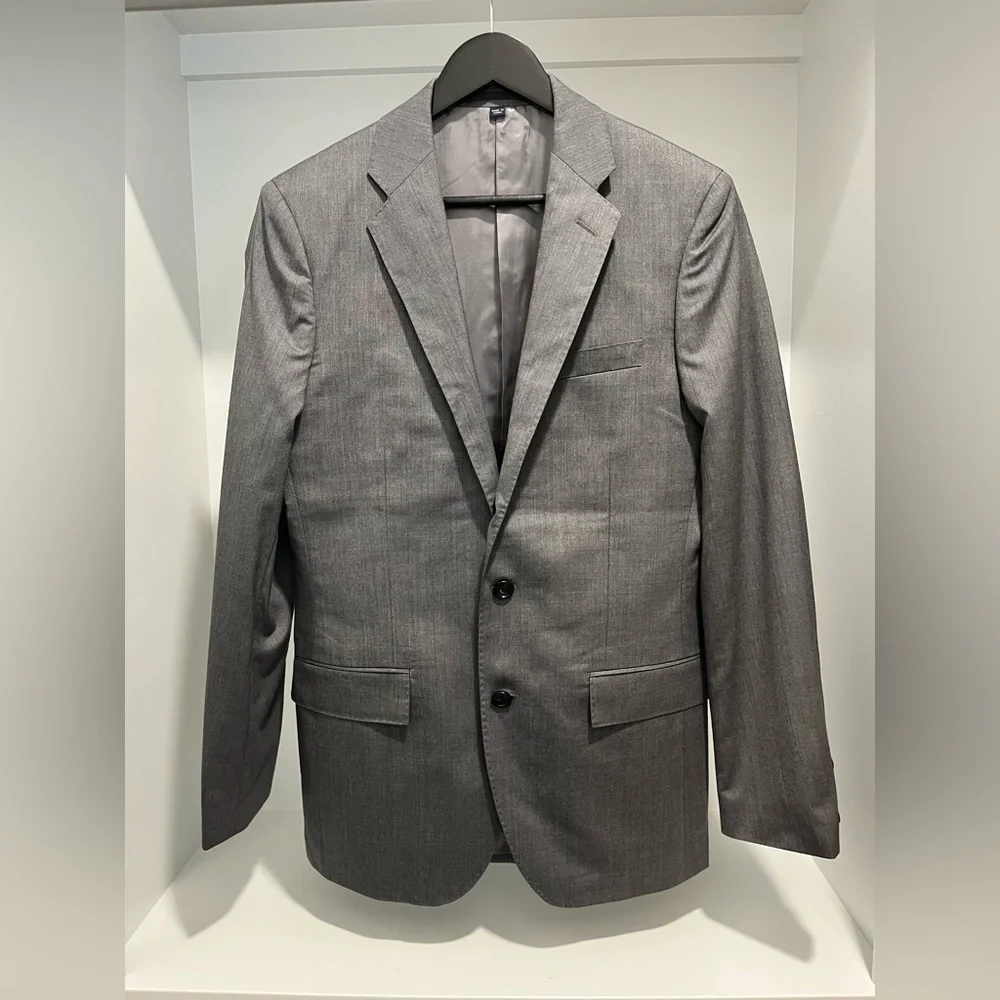 J. Crew Ludlow Slim-fit Suit Jacket Double Vent Loro Piana Wool Charcoal 36R NEW